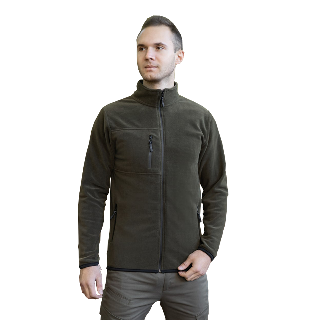 Тактична флісова кофта Vira V2 хакі, фото 1