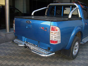 Задні кути AK003 (2 шт., нерж.) для Ford Ranger 2007-2011 рр.
