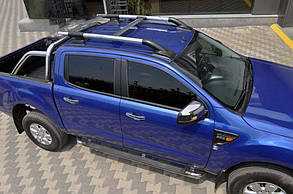 Рейлінги з перемичками (2 шт) для Ford Ranger 2011↗ мм. Shark