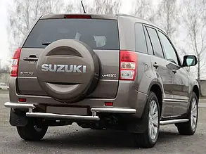 Задня захист AK003-2 (нерж) для Suzuki Grand Vitara 2005-2014рр.