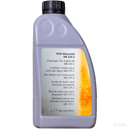 Моторне масло Mercedes-Benz Engine Oil 5W-40 229.3 1л (A000989820110) (00098991)