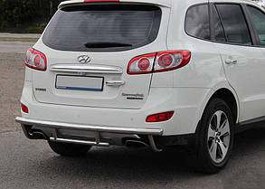 Задня дуга AK002-2 (нерж.) для Hyundai Santa Fe 2 2006-2012рр.