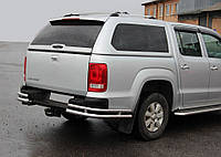 Задні куточки AK003-Double (2 шт., нерж) для Volkswagen Amarok