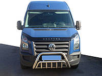 Кенгурятник WT002 (нерж) для Volkswagen Crafter 2006-2017 гг.