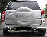 Задняя защита AK005-2 (нерж) для Suzuki Grand Vitara 2005-2014 гг.