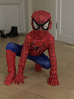 Детский костюм спайдермен человек паук для мальчика в красно - синем цвете супергерой для детей на подарок