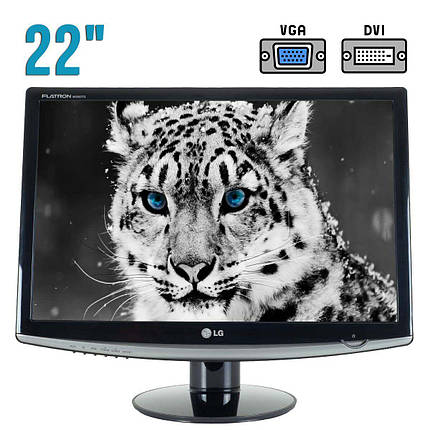 Монітор Б-клас LG Flatron W2252TQ / 22" (1680x1050) TN / VGA, DVI, фото 2
