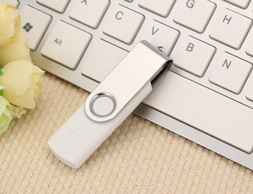 Флеш накопичувач 64 gb USB OTG micro USB для телефона та комп'ютера