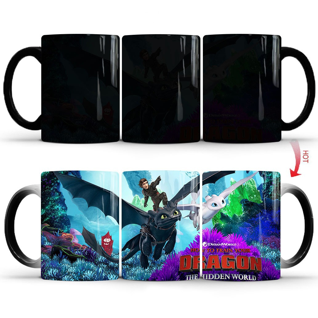 Чашка хамелеон Як приборкати дракона/How to Train Your Dragon 330 мл BestSeller (LB-70416)