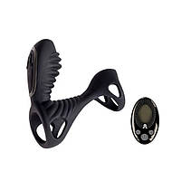 Насадка на член з вібрацією Adrien Lastic Gladiator з пультом LRS розмір F, два мотори AD306292