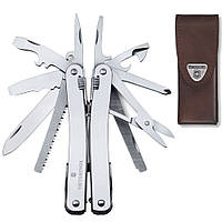 Мультитул Victorinox SwissTool Spirit в кожаном чехле 3.0224.L