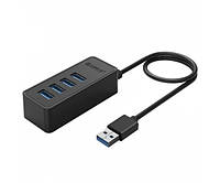 USB-хаб ORICO USB 3.0 4 порта (W5P-U3-100-BK-PR)