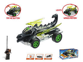 Автомобіль на радіокеруванні Дракон Hot Wheels Creatures Dragon Blaster, Mondo, зі світлом і рухомими крила