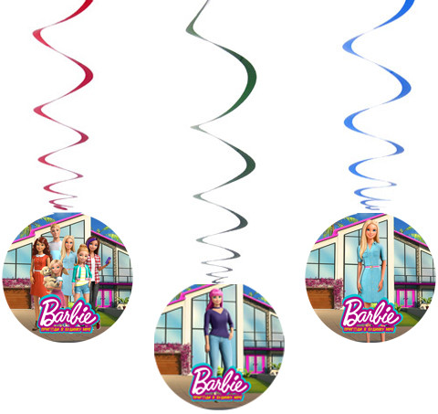 "Барбі" - Спіральки 12 шт. в уп., фото 1