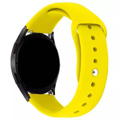 Силікон кнопка ремінець для amazfit pop 3R / pop 3S / amazfit bip 5 жовтий