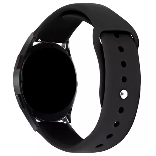 Силікон кнопка ремінець для amazfit gtr 47mm / gtr 2 / 2e / 3 pro / gtr 4 / pace / stratos чорний