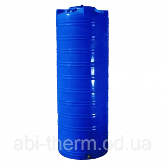 Eu-PL Ємність харчова вертикальна RV 1000 У/80*225/2--х шар.кр з ДК/синя /001603 + штуц 1/2", фото 1