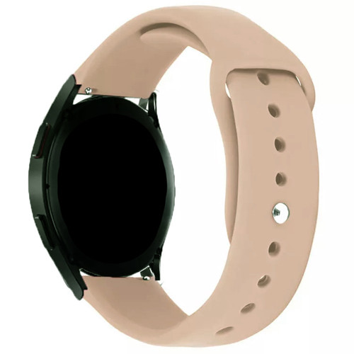 Силікон кнопка ремінець для amazfit gts / gts 2 / gts 2 mini / gts 2e / gts 3 / gts 4 mini пудровий, фото 1