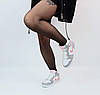 Жіночі зимові кросівки Nike Air Jordan 1 Retro Grey Pink White Winter Сірі Найк Джордан Ретро иисокі шкіра хутро зима підліткові, фото 9