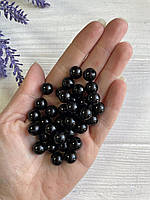 Намистини круглі " Перли" 10 мм чорні 500 грамів
