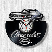 Chevrolet Impala 1967 часы Часы авто Виниловые часы Машина на часах Спортивные часы Часы 30 см