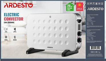 Конвектор електричний Ardesto CHH-2000MWC, фото 4