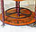 Глобус бар підлоговий з картою міграції людей коричневий сфера 42 см Гранд Презент 42001R, фото 4
