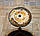 Глобус бар підлоговий Карта світу бежевий на коричневій основі сфера 33 см Гранд Презент 33001W-R, фото 5