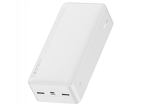Зовнішній акумулятор Power Bank Baseus 30000 mAh 3XUSB USB-C PD 15W білий, фото 3