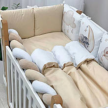 Комплект постільної дитячої білизни для ліжечка Art Design Енотик топ