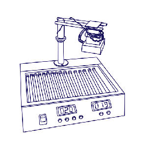 Заміна середньої SMD-QFN (зняти, поставити) (до 100 ніг)