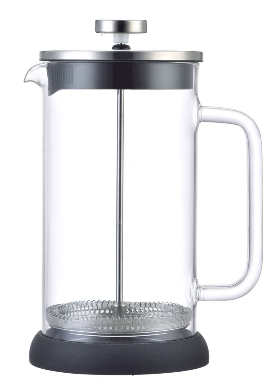Френч-прес для кави та чаю 350 мл Con Brio CB-5935 з подвійними стінками скляний заварник