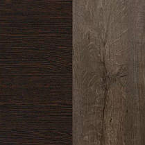 Шафа Джулі SZF2D1L2S БРВ 2070x1530x570мм Венге магія + дуб конкордія, фото 4