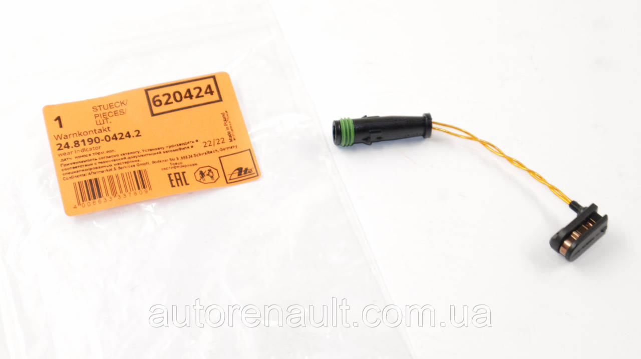 Датчик зносу передніх гальмівних колодок на Мерседес Спринтер 906 2006 -> ATE (Німеччина) 24819004242, фото 1