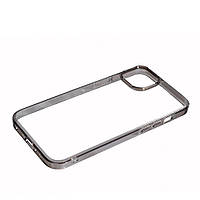 Накладка Fall Protection Clear Apple iPhone 14 Plus, Black