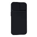 Силікон Case Camera Apple iPhone 14 Plus, Black, фото 3