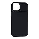 Силікон Case Camera Apple iPhone 14 Plus, Black, фото 4