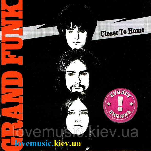 Музичний сд диск GRAND FUNK RAILROAD Closer to home (1970) (audio cd), фото 1