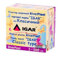 Пластир медичний RiverPlast ТМ "ІГАР" 3 х 500 cм.Класичний (на бавовняній основі)