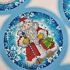 А3-К-1106 Чарівне Різдво набір для вишивання бісером ялинкової прикраси, фото 5