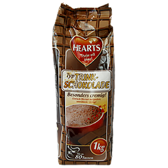 Капучино шоколад Хертс Hearts schokolade 1kg 10шт/ящ (Код: 00-00003868)