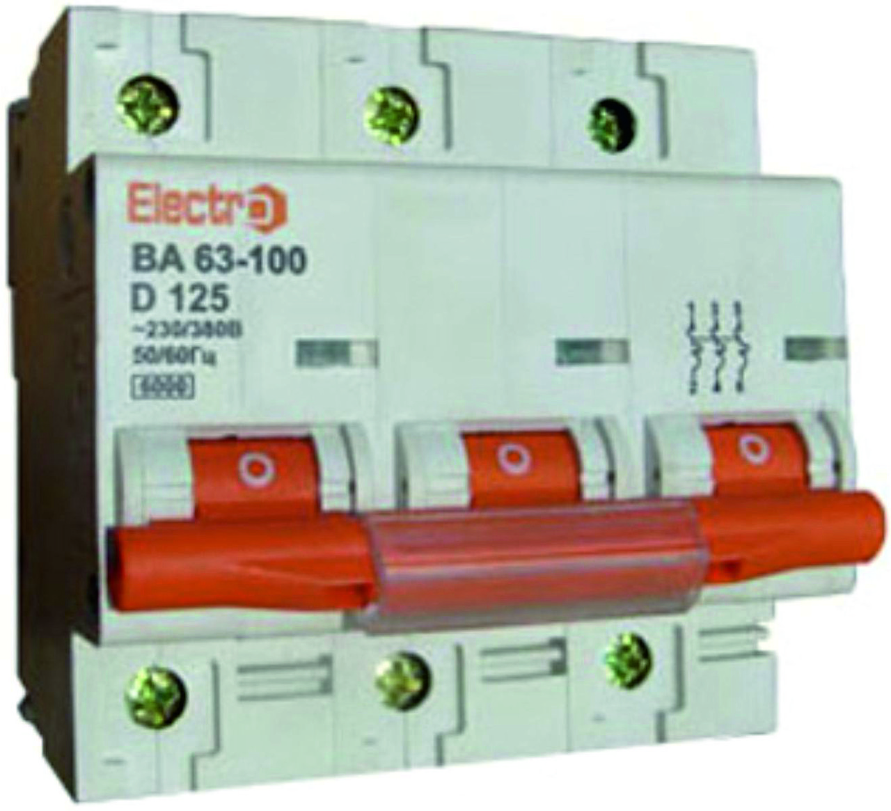Купить Автоматический выключатель ВА 63-100 6kA 100A 3P D Electro по ...