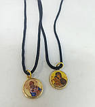 Двосторонній кулон із зображенням "Святого Спиридона та Богородиці" (Греція), фото 5