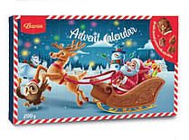 Адвент календар шоколадний Барон Новорічний Baron Kalendarze Adwentowe 200 г Польща