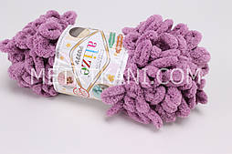 Нитка плюшева бузкового кольору №НП-28