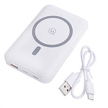 УМБ бездротовий Power Bank USAMS US-CD173 10000 mAh 37Wh QC3.0+PD 20W білий