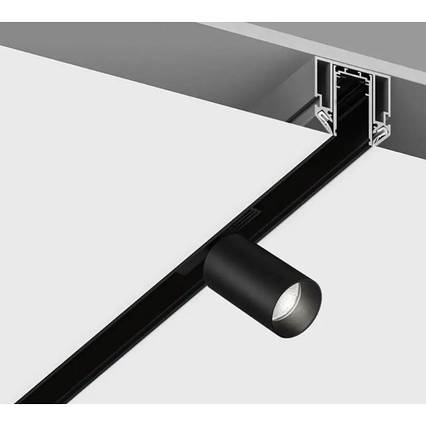 Профіль-база 3м для монтажу магнітного трека 25-27mm в натяжну стелю LC-26-27, фото 1