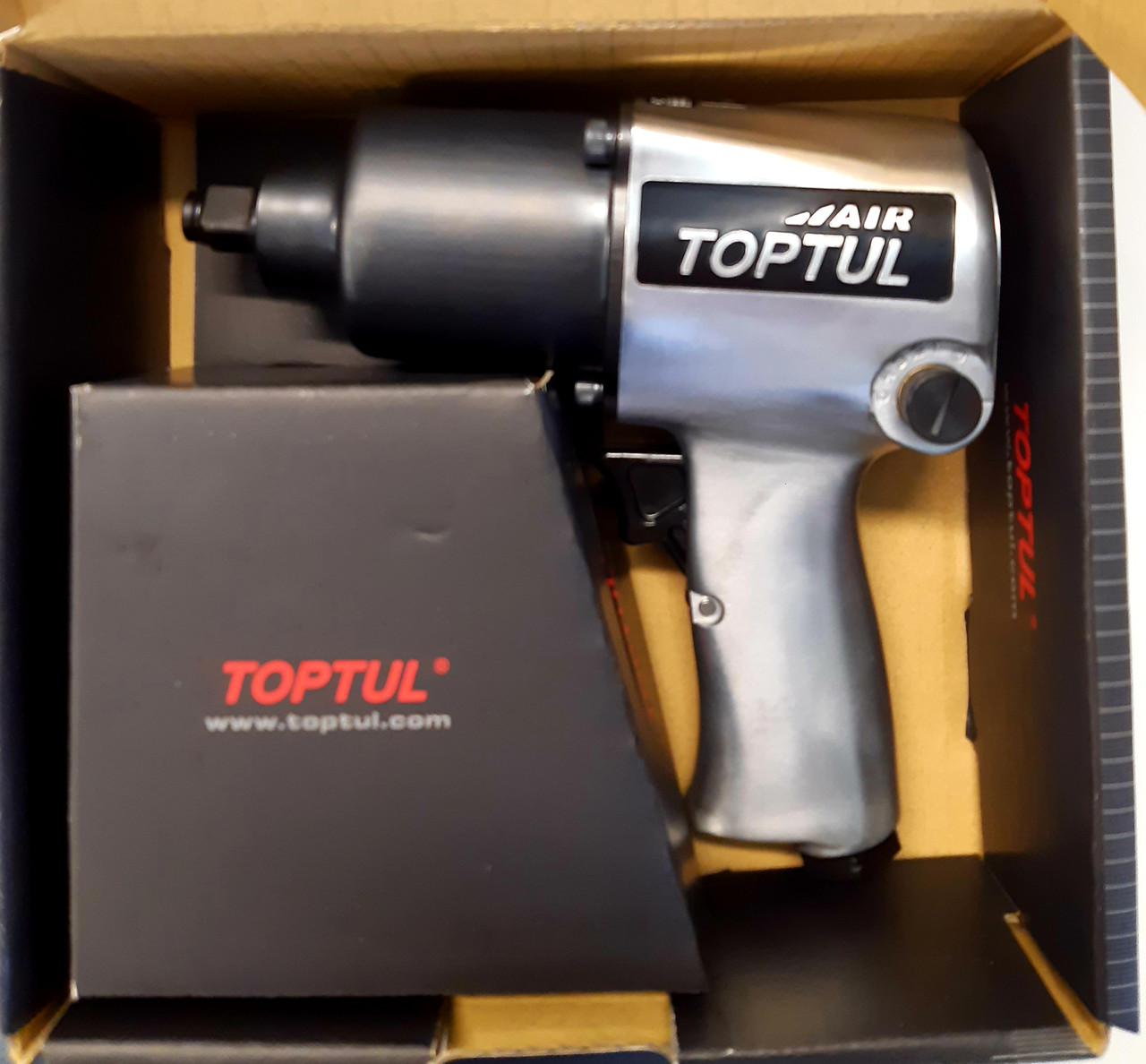 Пневмогайковерт для шиномонтажу 1/2" 814N/m 8000об/хв 2,6 кг KAAA1660B TOPTUL