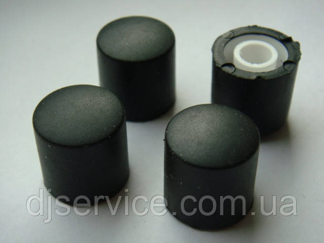 Ручка без мітки 16x16 мм Rubber енкодера, потенціометр для пультів, контролерів