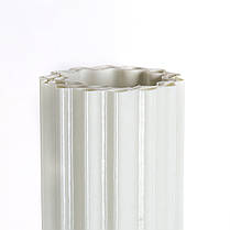 Рулонний пластиковий шифер Волнопласт 1,5м гофрований білий (молочний), фото 3